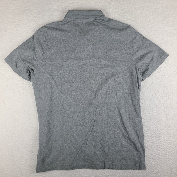 Puma Polo Shirt Mens XL Gray Solid Cotton Performance Short Sleeve - Picture 9 of 11